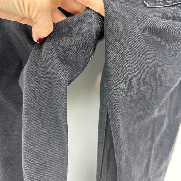 Reformation jeans women’s size 29 straight black Seattle wash high rise short - Picture 4 of 12